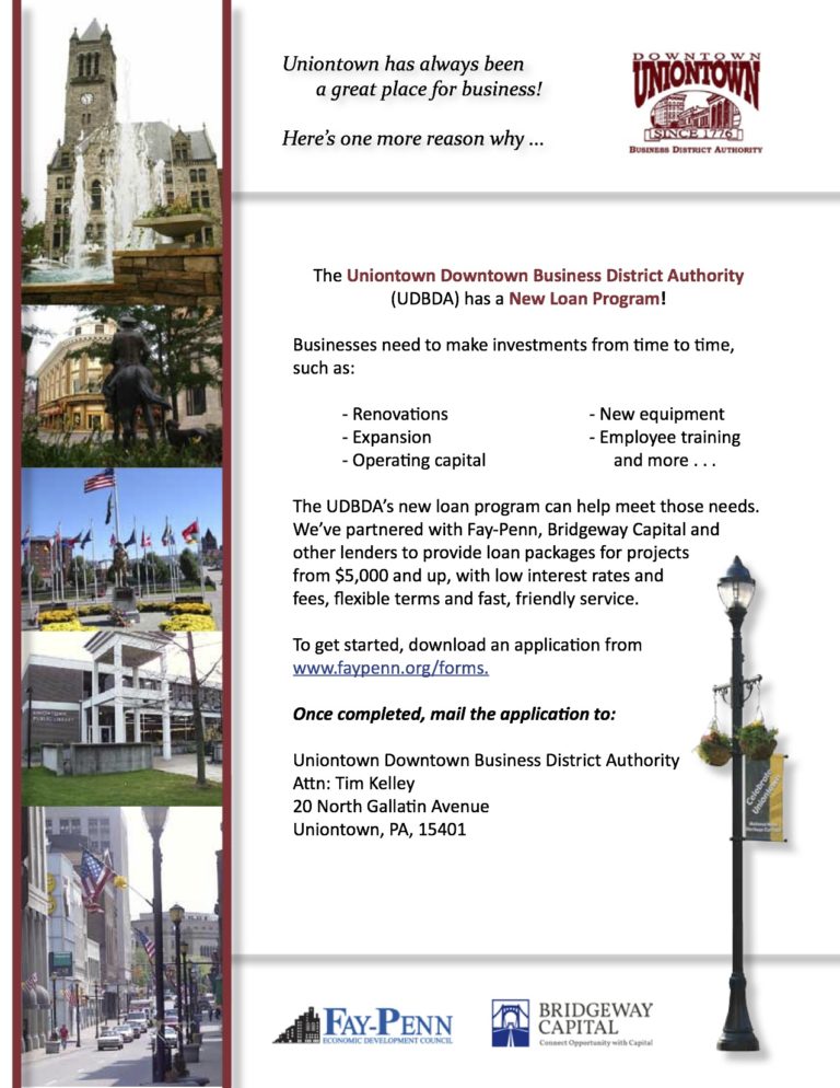Downtown Business District Authority – The City of Uniontown